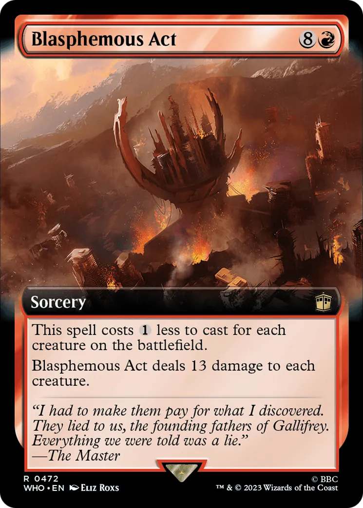 Acte blasphématoire — Doctor Who — Magic: The Gathering
