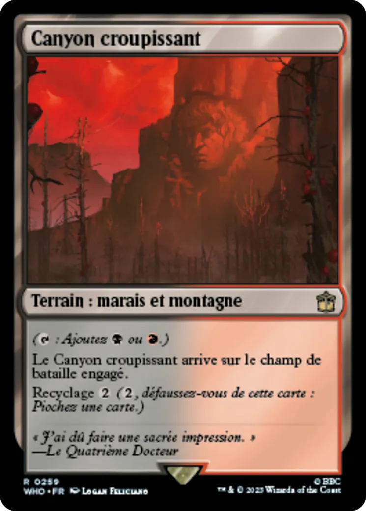 Canyon croupissant — Doctor Who — Magic: The Gathering