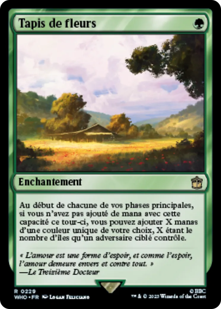Tapis de fleurs — Doctor Who — Magic: The Gathering