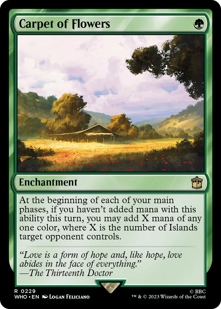 Carpet of Flowers — Doctor Who — Magic: The Gathering