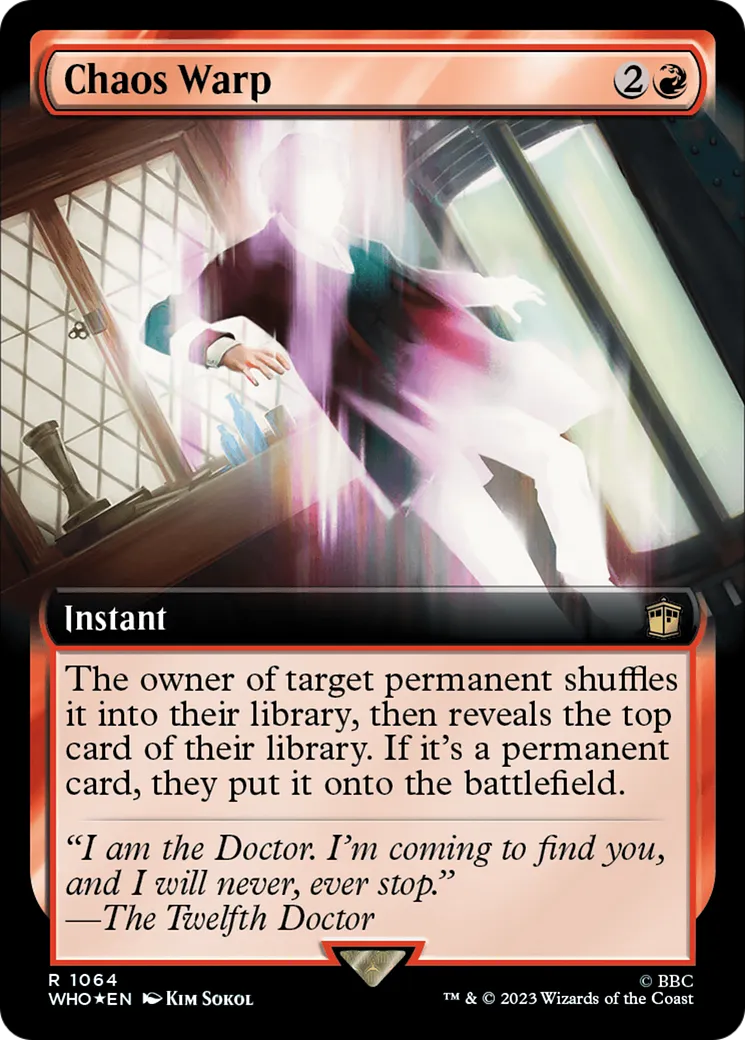 Chaos Warp — Doctor Who — Magic: The Gathering