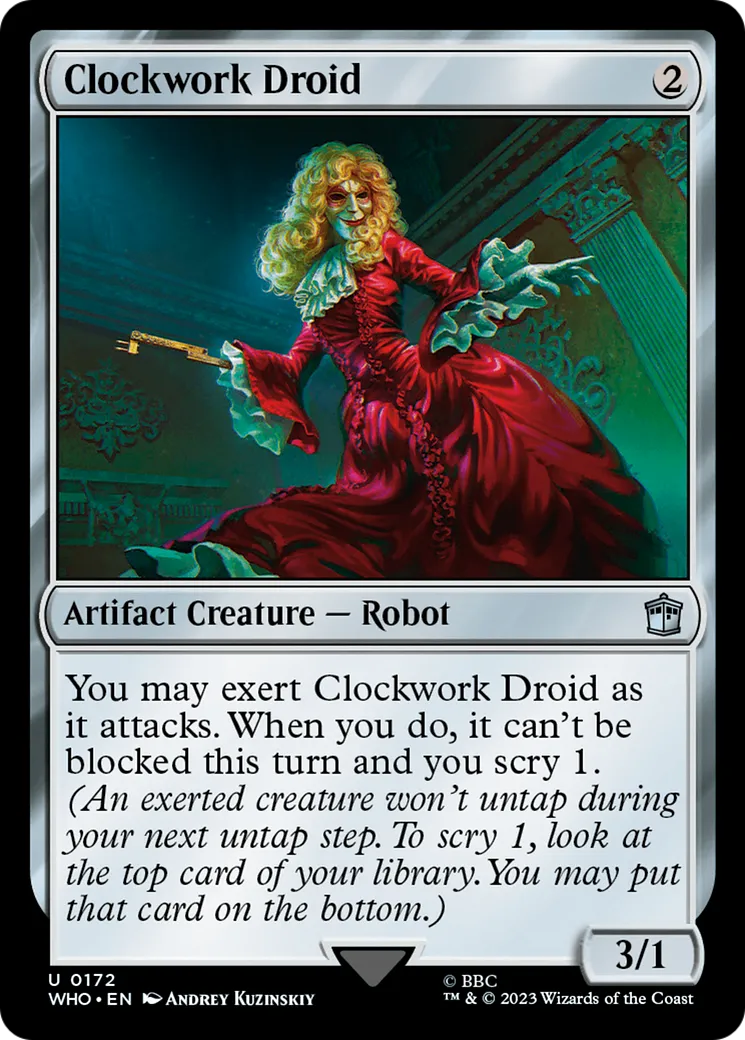 Droïde horloge — Doctor Who — Magic: The Gathering