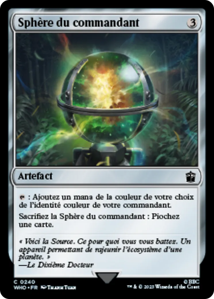 Sphère du commandant — Doctor Who — Magic: The Gathering