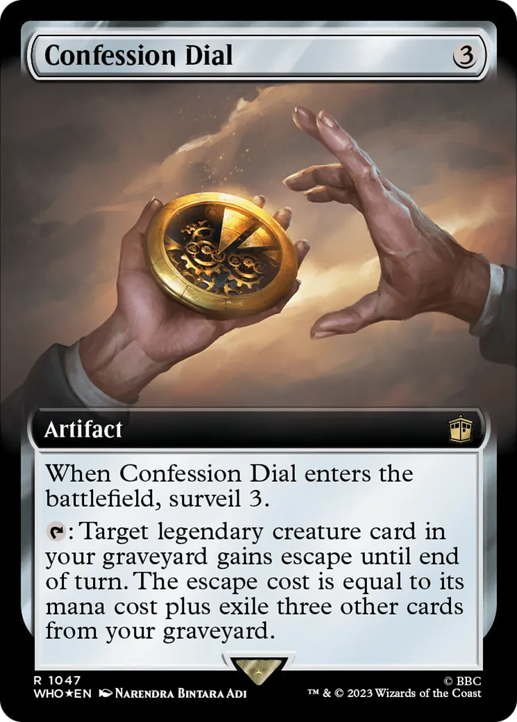 Confession Dial — Doctor Who — Magic: The Gathering