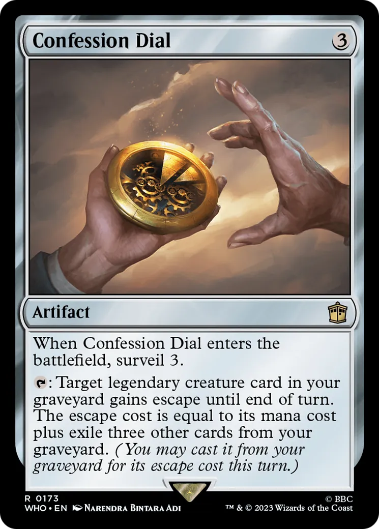 Confession Dial — Doctor Who — Magic: The Gathering