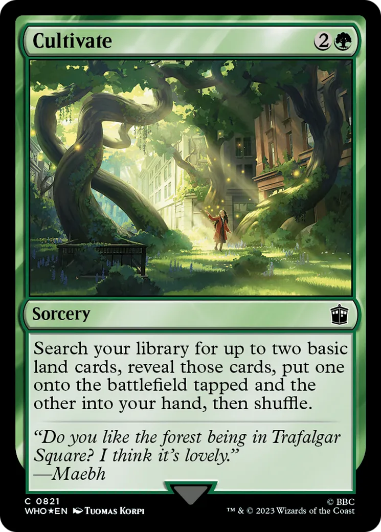 Cultivate — Doctor Who — Magic: The Gathering