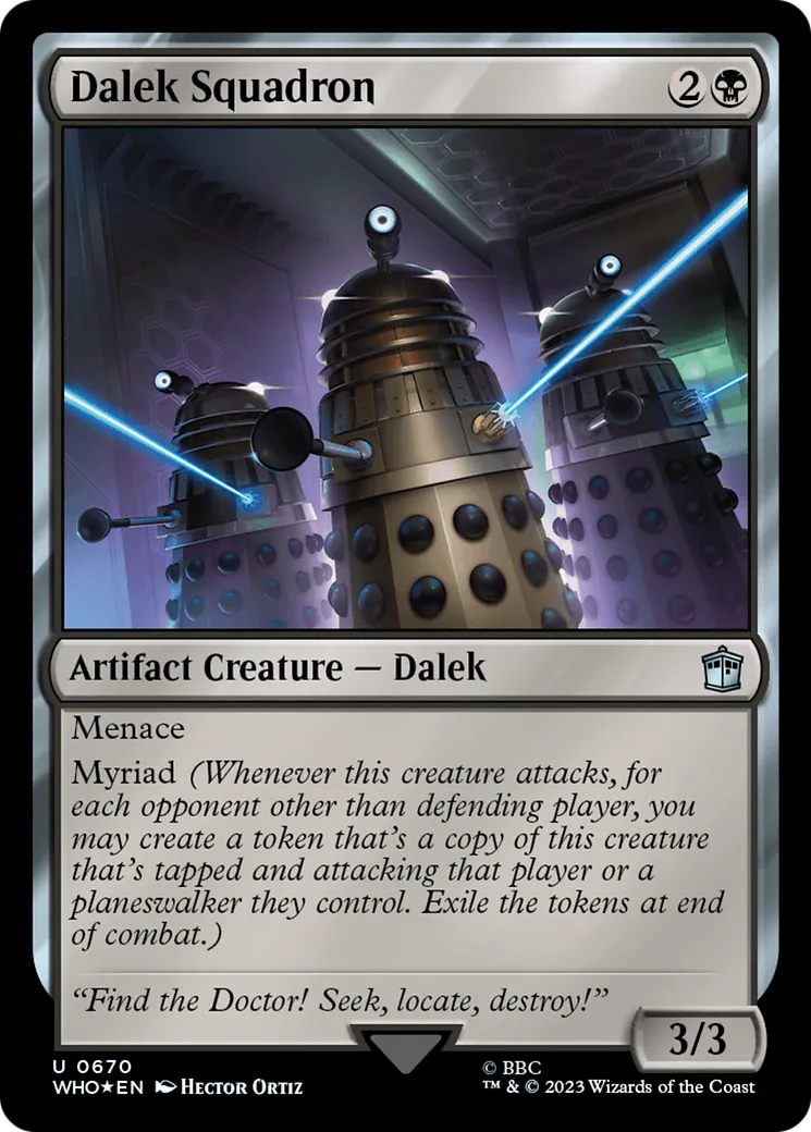 Escadron de Daleks — Doctor Who — Magic: The Gathering
