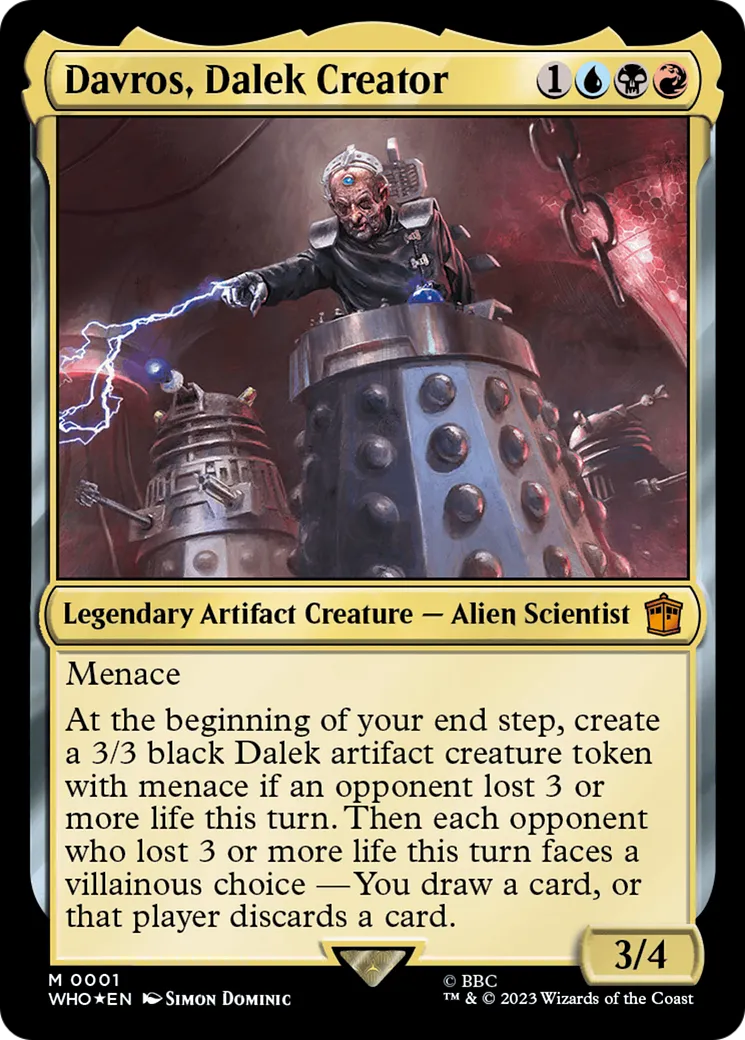 Davros, Dalek Creator — Doctor Who — Magic: The Gathering
