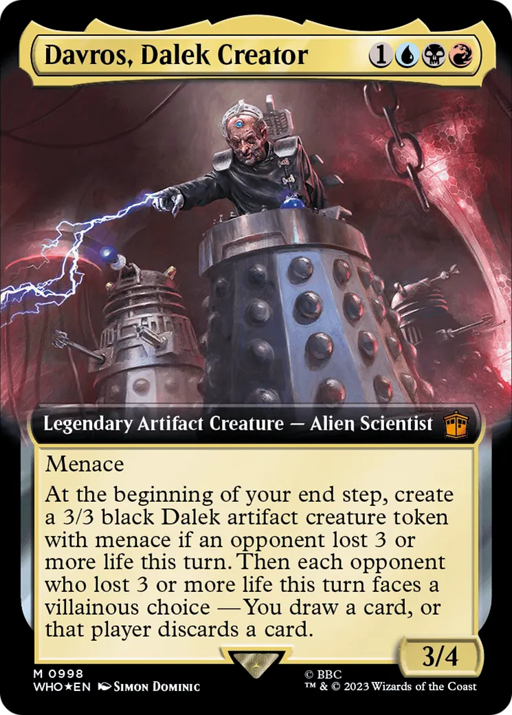 Davros, Dalek Creator — Doctor Who — Magic: The Gathering