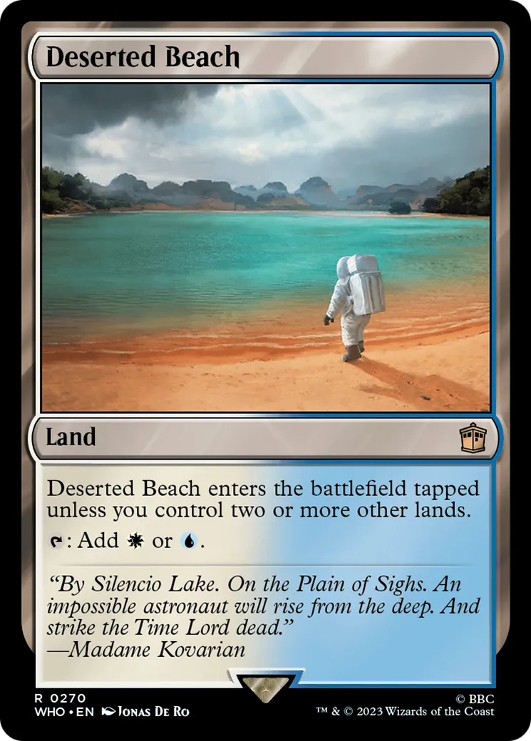 Deserted Beach — Doctor Who — Magic: The Gathering