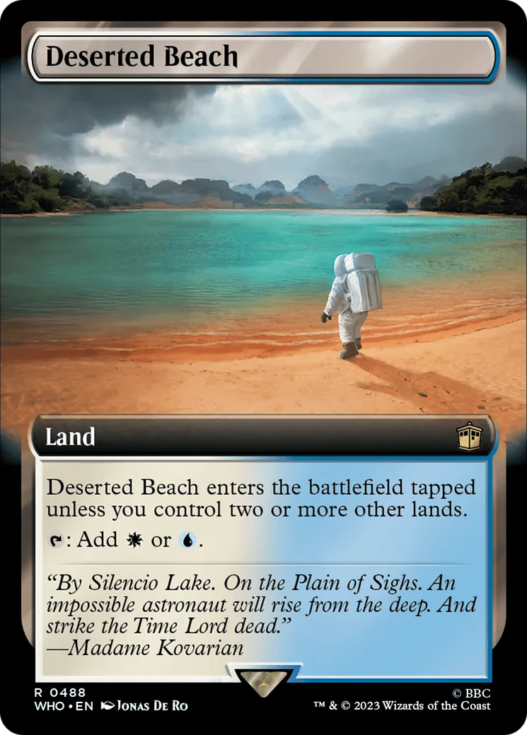 Plage désertée — Doctor Who — Magic: The Gathering
