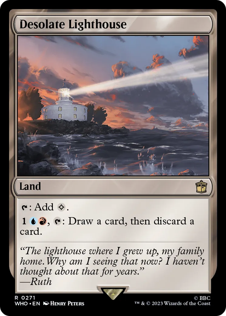 Phare abandonné — Doctor Who — Magic: The Gathering