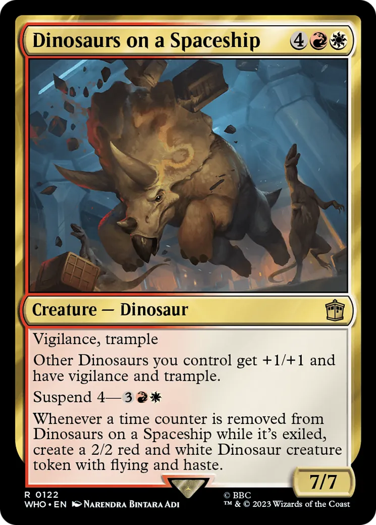 Dinosaurs on a Spaceship — Doctor Who — Magic: The Gathering