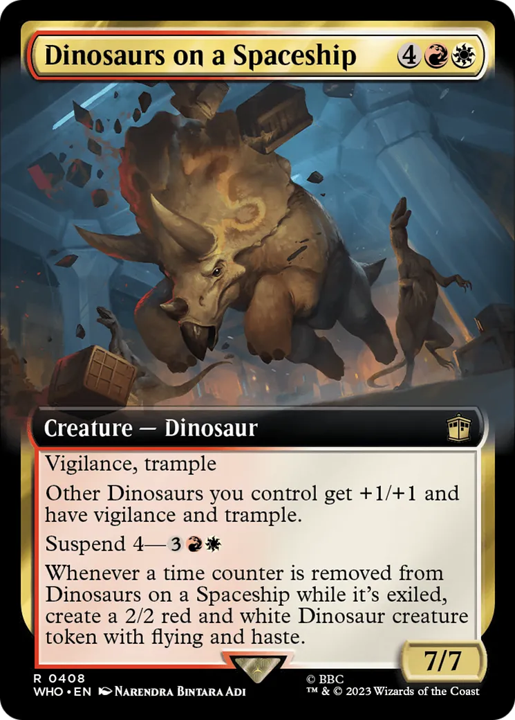 Des dinosaures dans l'espace — Doctor Who — Magic: The Gathering