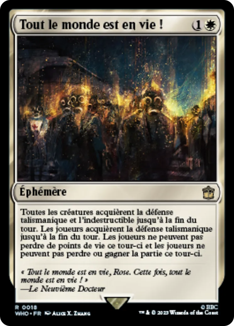 Tout le monde est en vie ! — Doctor Who — Magic: The Gathering