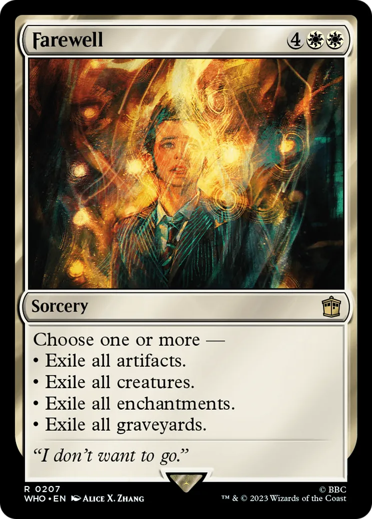 Farewell — Doctor Who — Magic: The Gathering