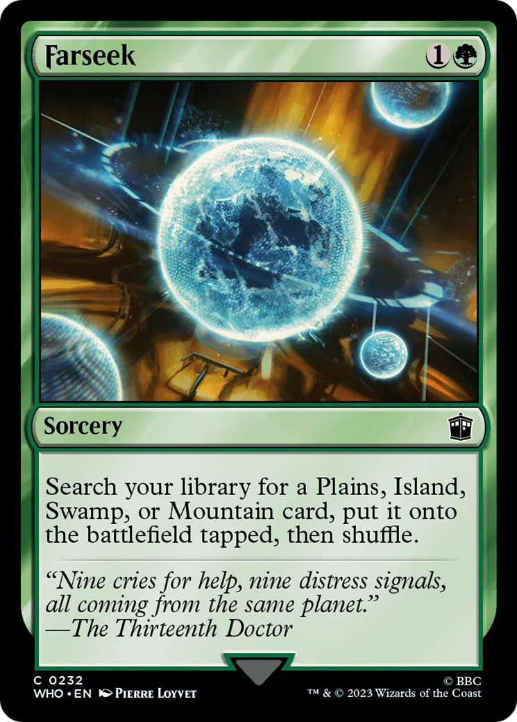 Farseek — Doctor Who — Magic: The Gathering