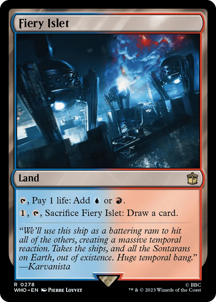Fiery Islet — Doctor Who — Magic: The Gathering