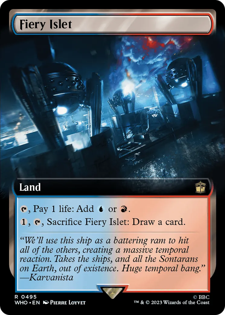 Fiery Islet — Doctor Who — Magic: The Gathering