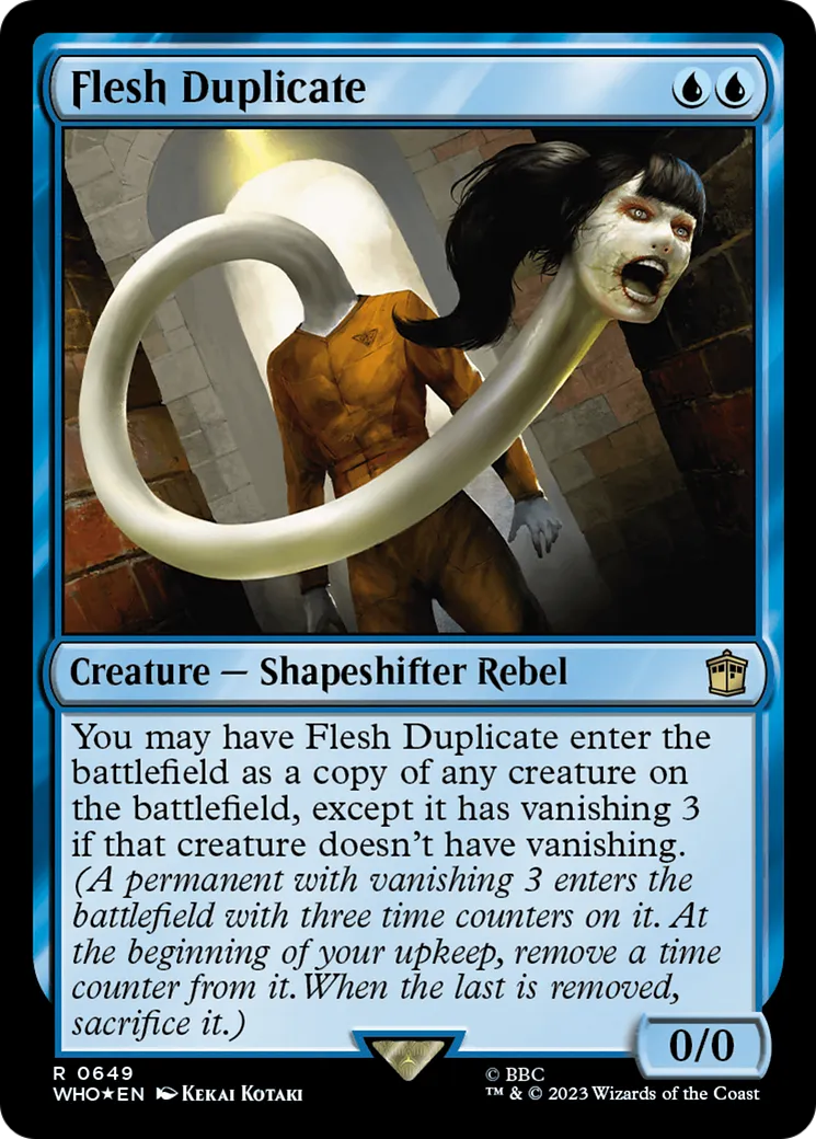 Flesh Duplicate — Doctor Who — Magic: The Gathering