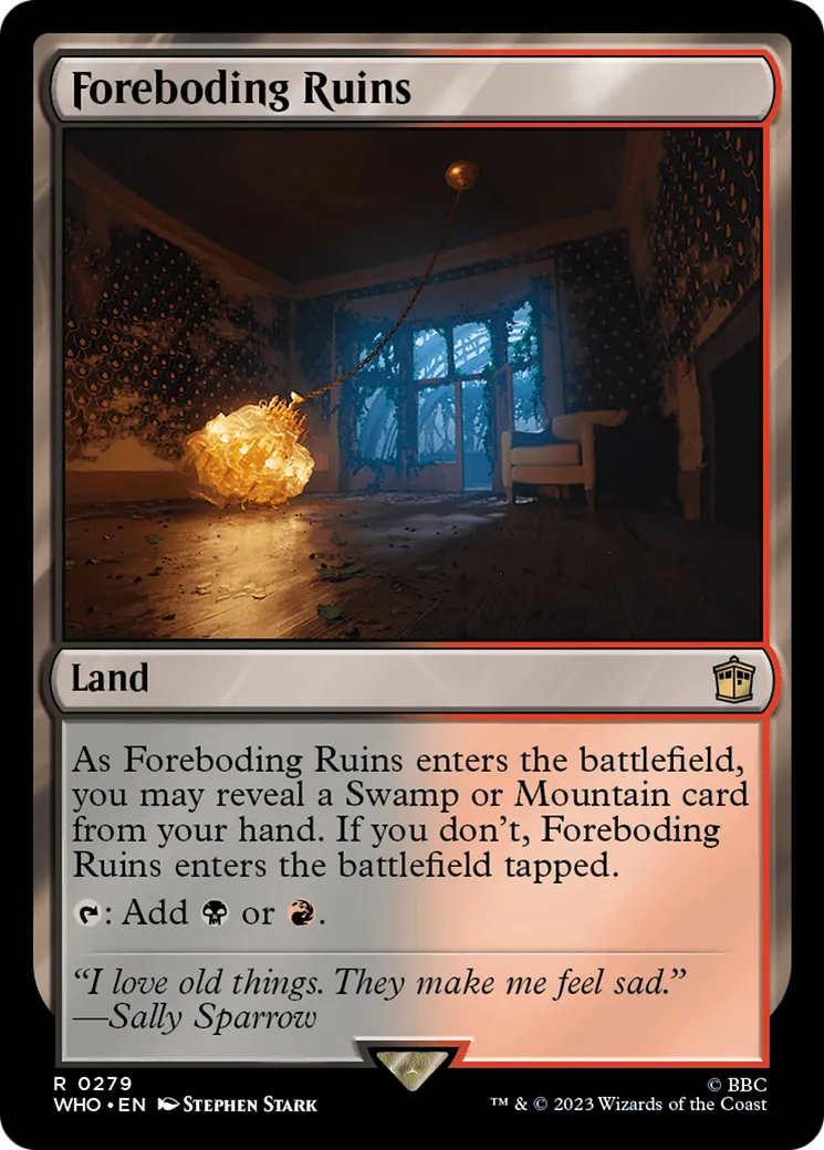 Foreboding Ruins — Doctor Who — Magic: The Gathering