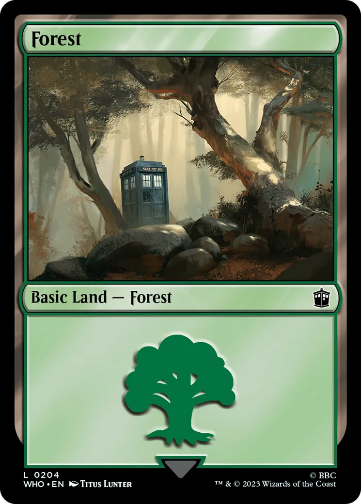 Forest — Doctor Who — Magic: The Gathering