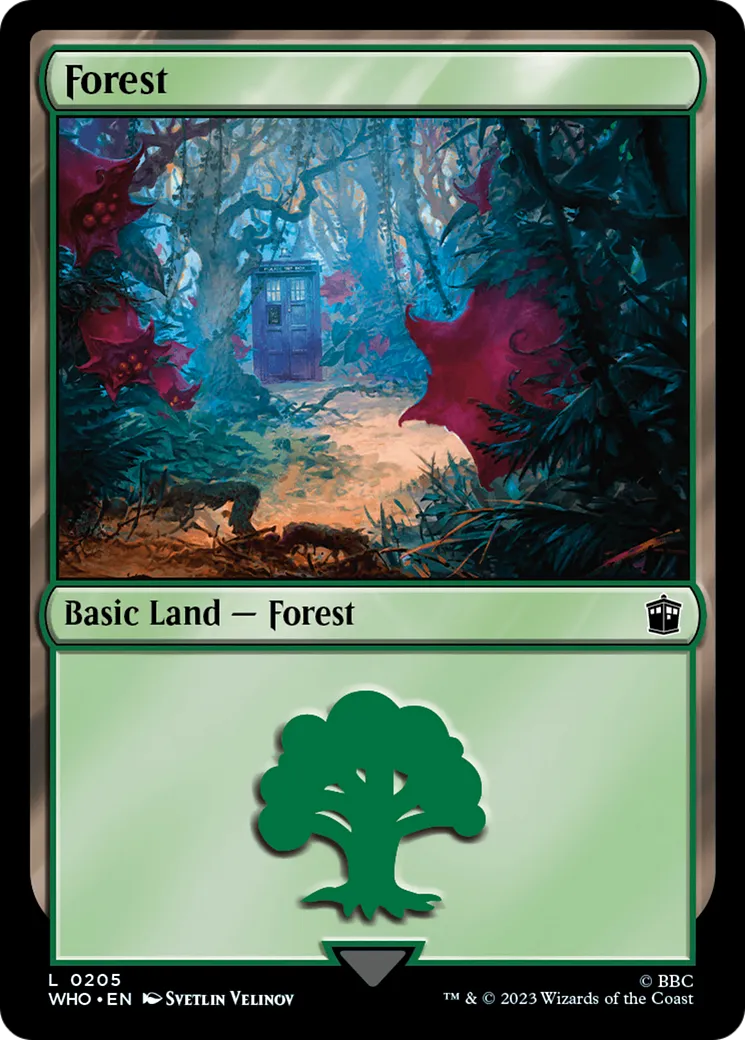 Forest — Doctor Who — Magic: The Gathering