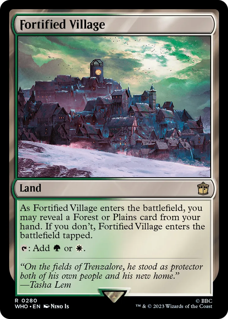 Fortified Village — Doctor Who — Magic: The Gathering