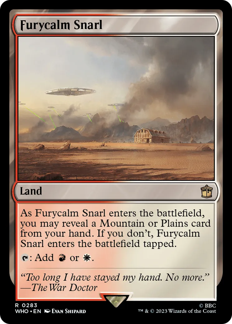 Furycalm Snarl — Doctor Who — Magic: The Gathering