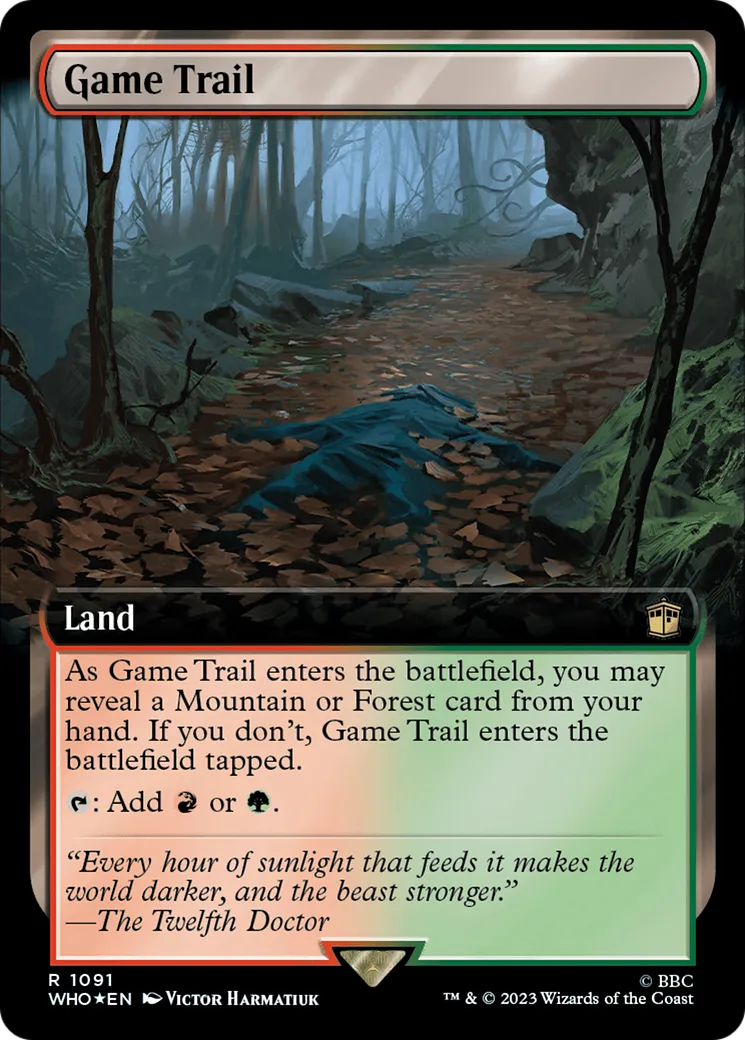 Piste du gibier — Doctor Who — Magic: The Gathering