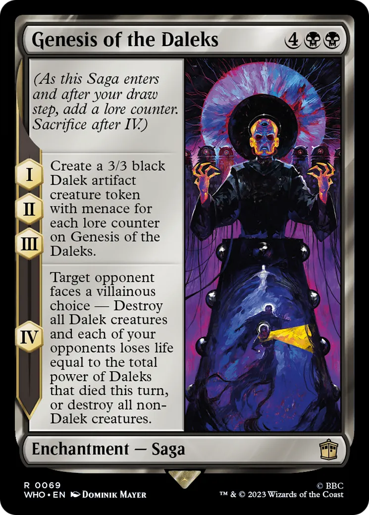 Genesis of the Daleks — Doctor Who — Magic: The Gathering
