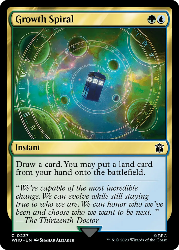 Growth Spiral — Doctor Who — Magic: The Gathering