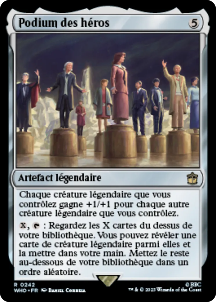 Podium des héros — Doctor Who — Magic: The Gathering