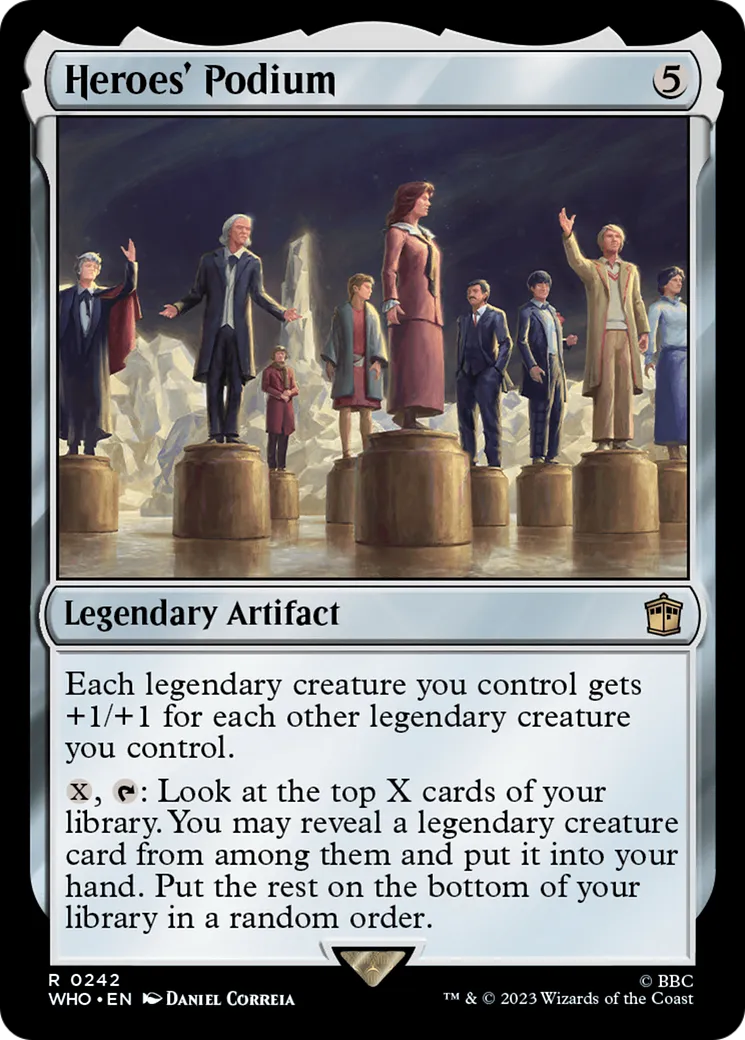Heroes' Podium from Doctor Who - Magic: The Gathering