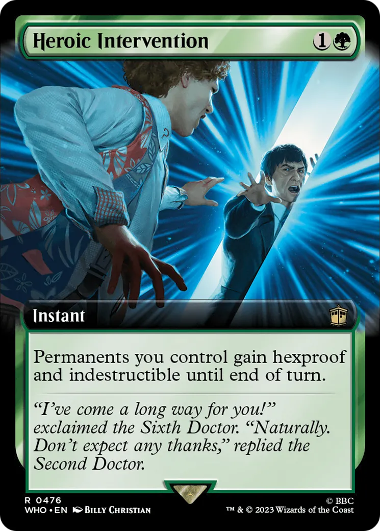 Heroic Intervention — Doctor Who — Magic: The Gathering