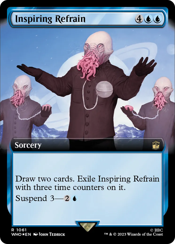 Inspiring Refrain — Doctor Who — Magic: The Gathering