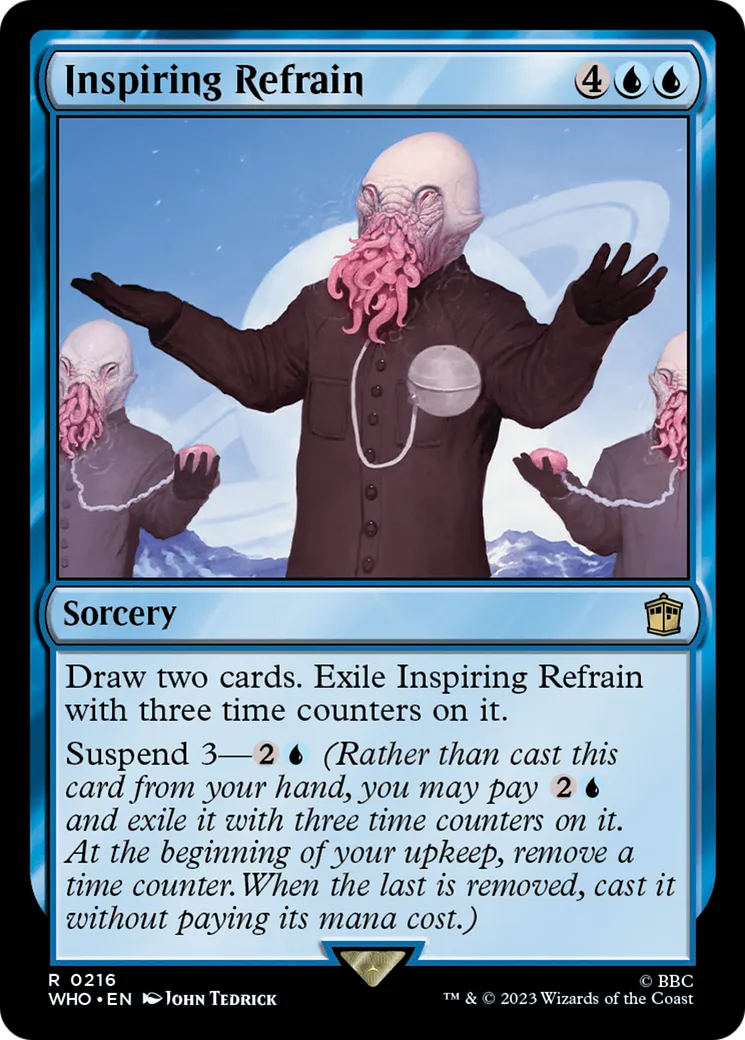 Inspiring Refrain — Doctor Who — Magic: The Gathering