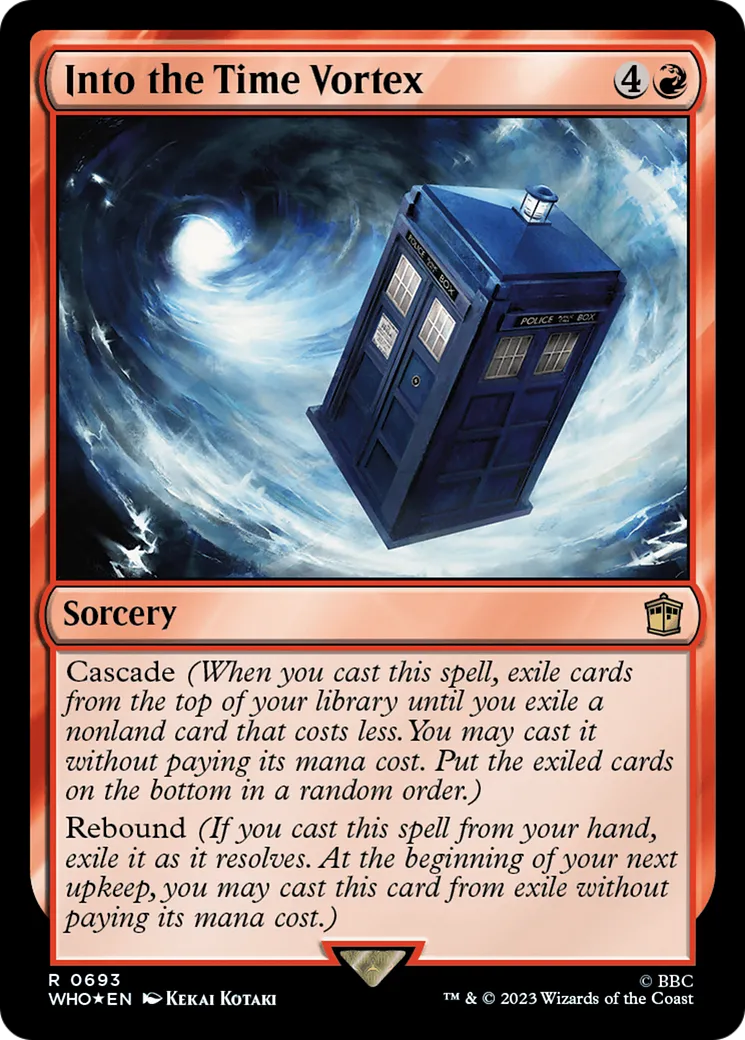 Into the Time Vortex — Doctor Who — Magic: The Gathering