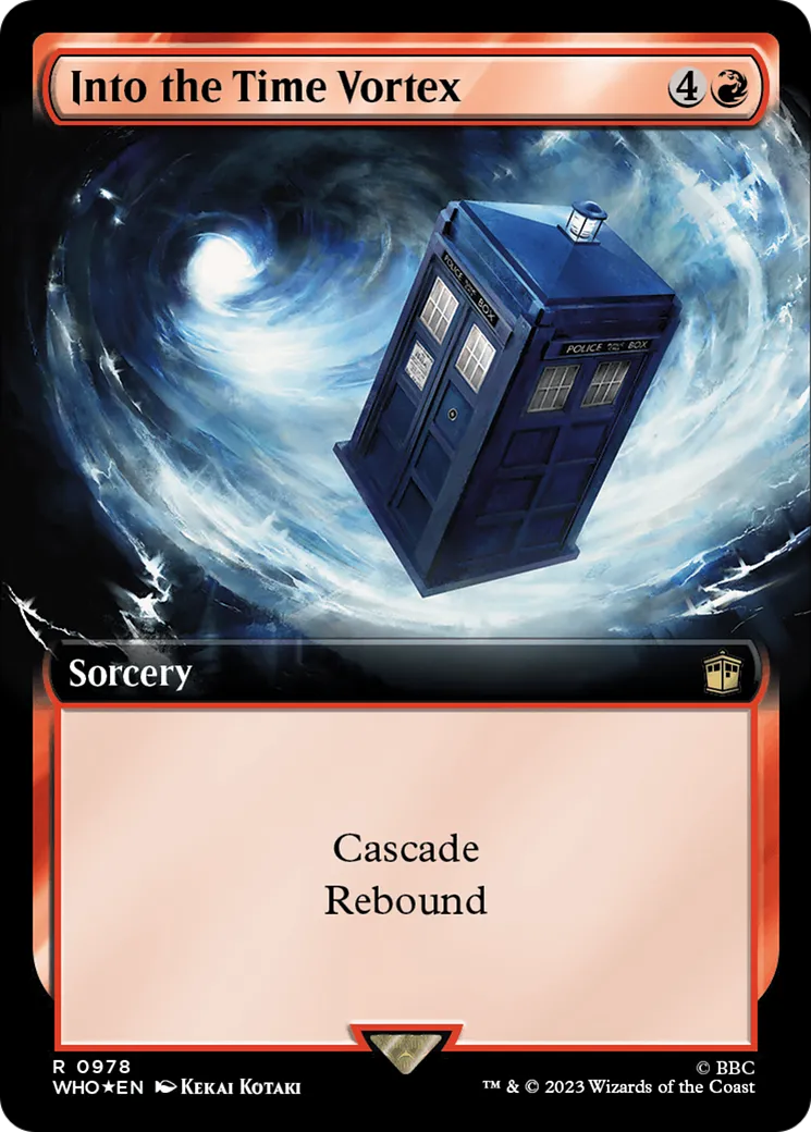Into the Time Vortex from Doctor Who - Magic: The Gathering