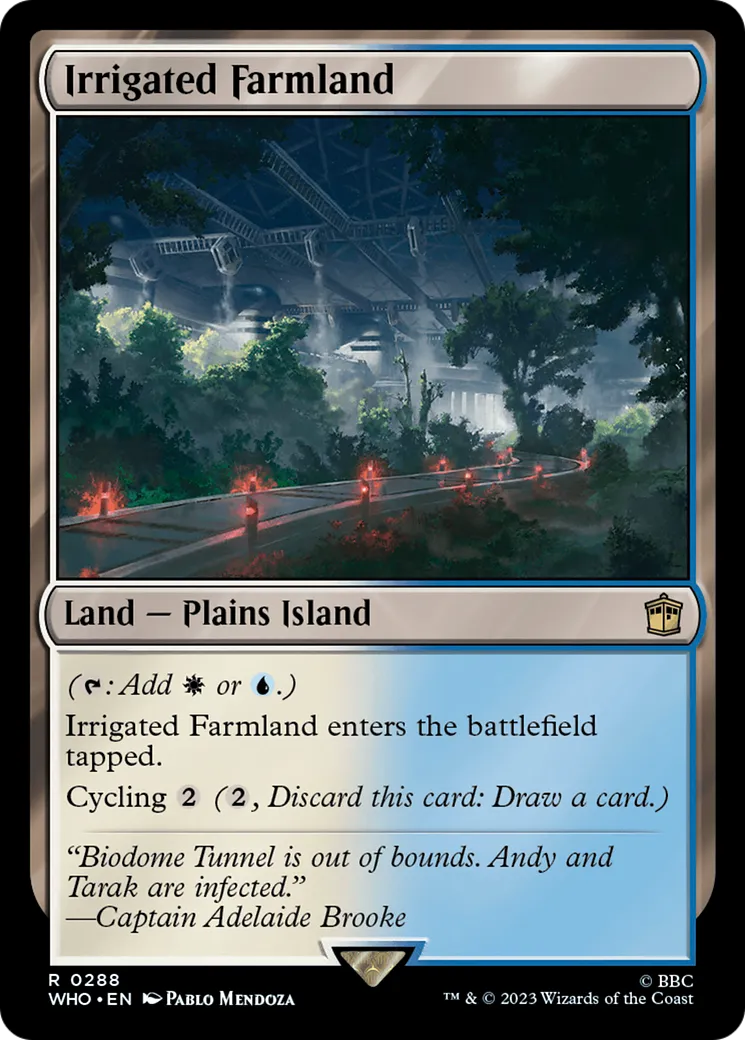Irrigated Farmland — Doctor Who — Magic: The Gathering