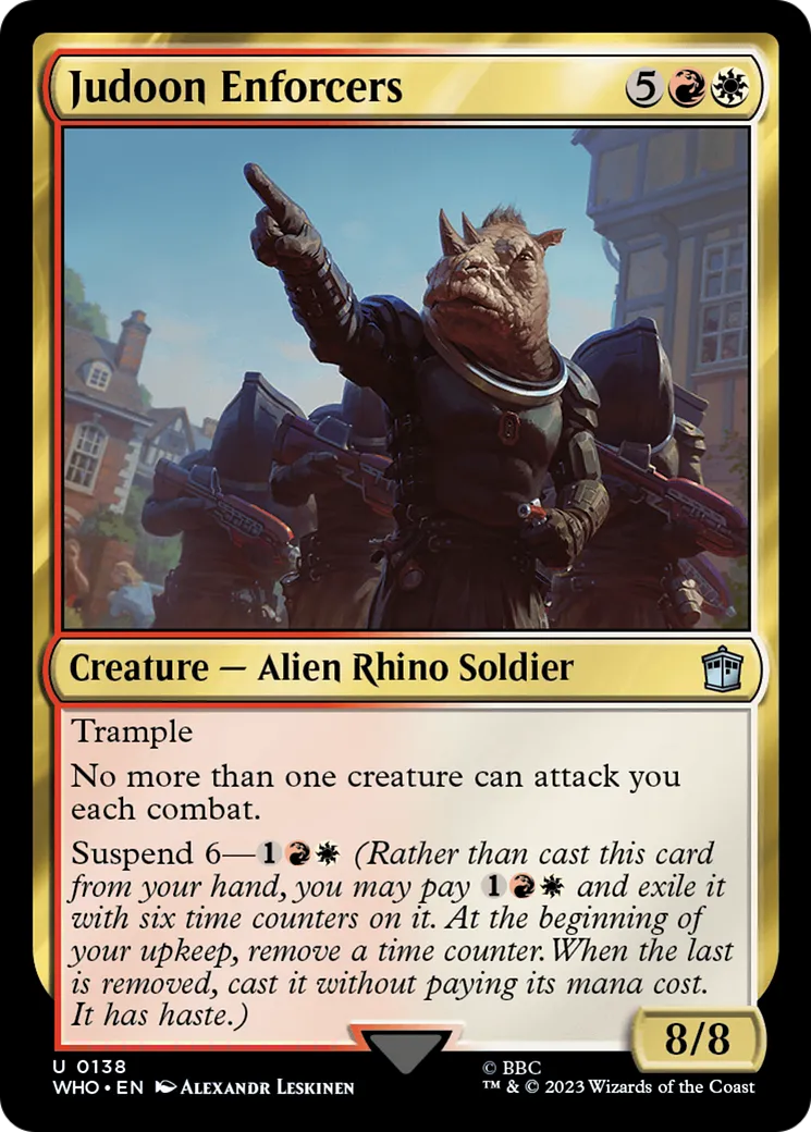 Argousins judoons — Doctor Who — Magic: The Gathering