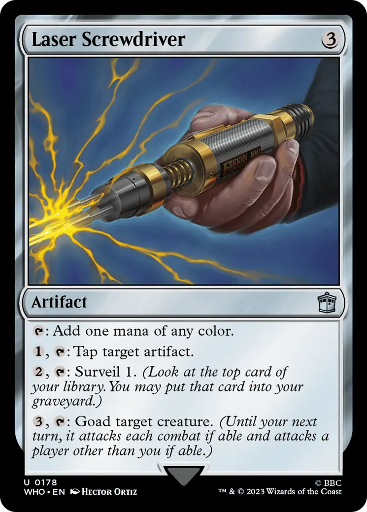 Laser Screwdriver — Doctor Who — Magic: The Gathering