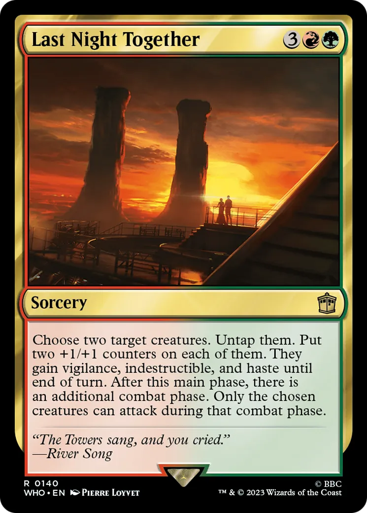 Last Night Together — Doctor Who — Magic: The Gathering