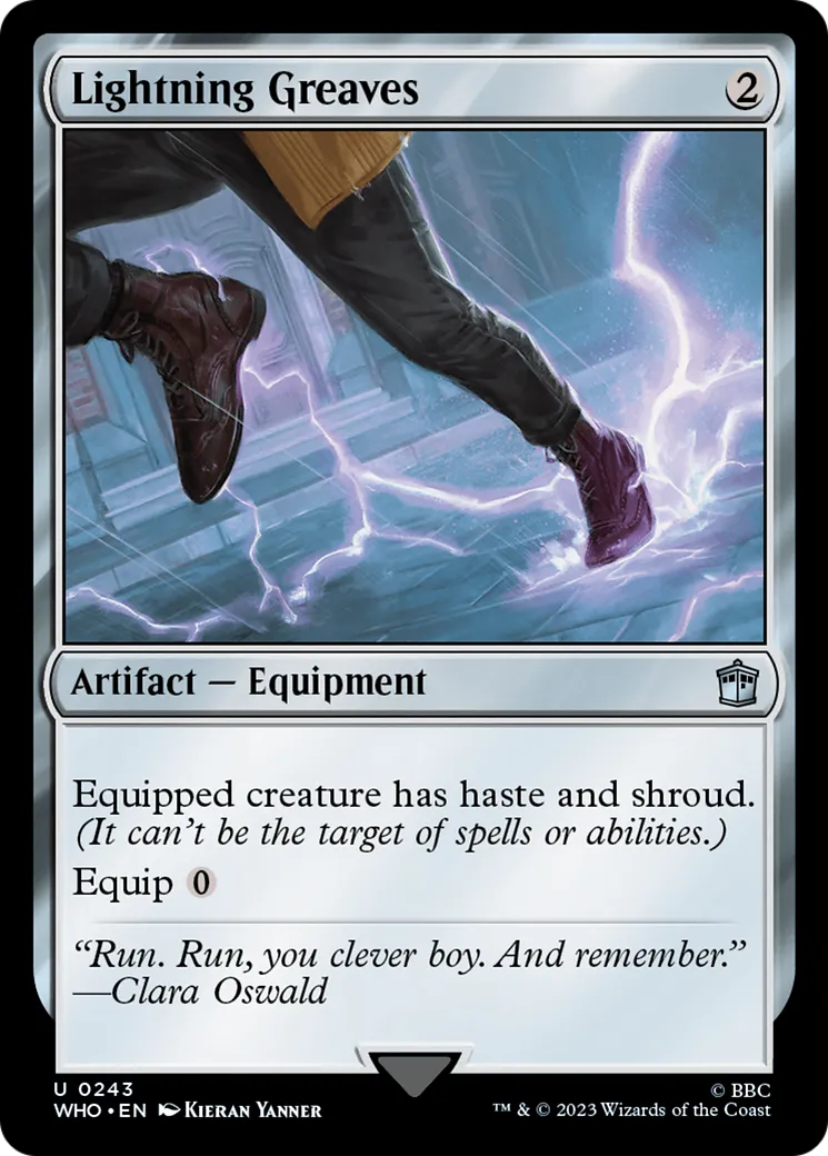 Lightning Greaves — Doctor Who — Magic: The Gathering