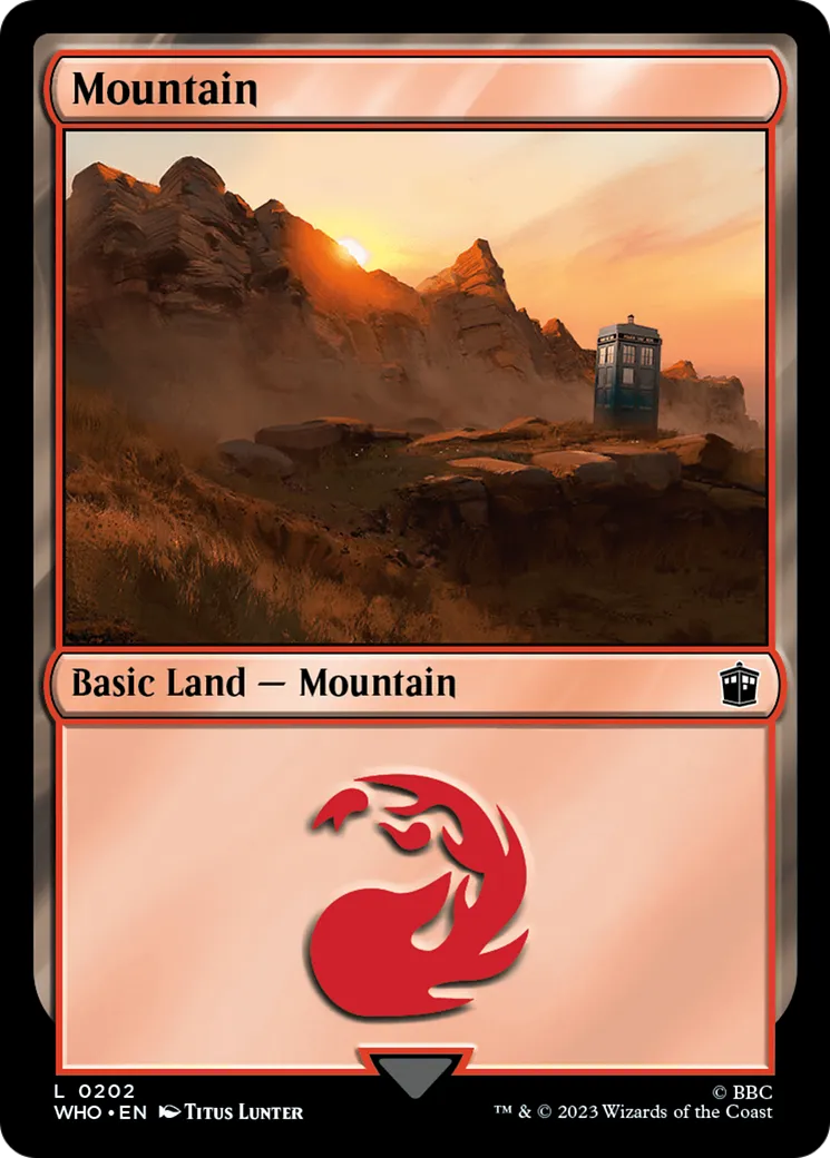 Montagne — Doctor Who — Magic: The Gathering