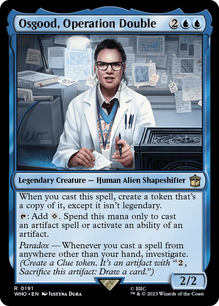 Osgood, Operation Double — Doctor Who — Magic: The Gathering