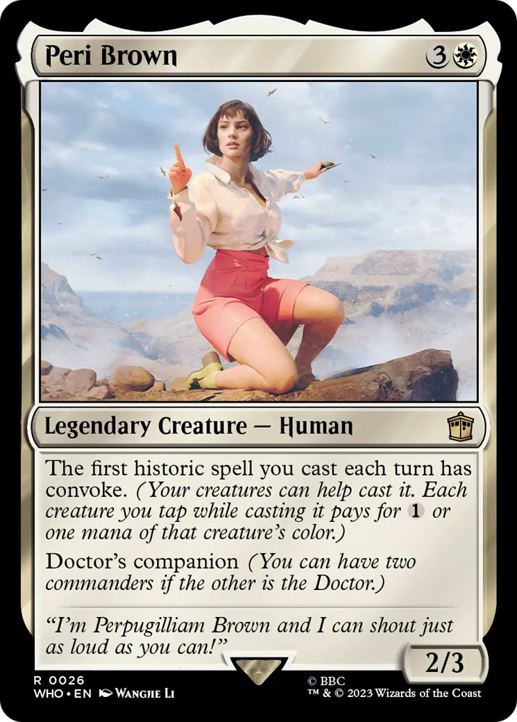 Peri Brown — Doctor Who — Magic: The Gathering
