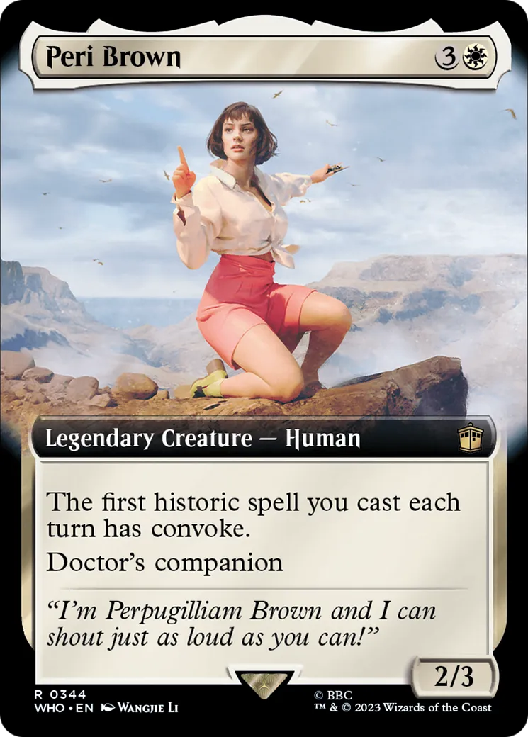 Peri Brown — Doctor Who — Magic: The Gathering