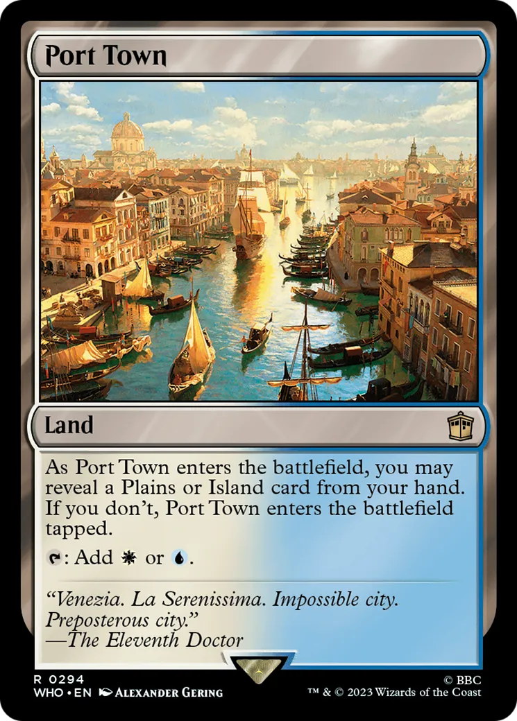 Port Town — Doctor Who — Magic: The Gathering