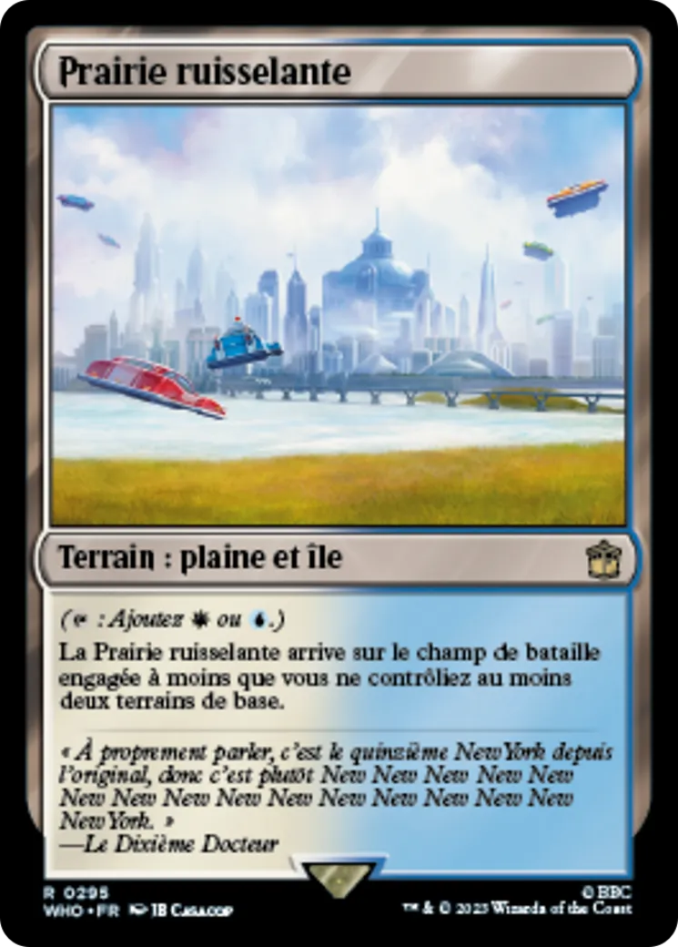 Prairie ruisselante — Doctor Who — Magic: The Gathering